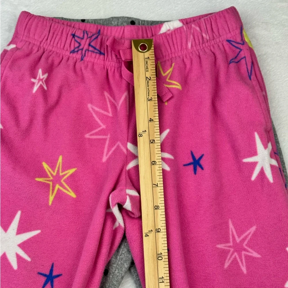 Old Navy youth girls fleece pajama pants. Lot of 2. Girls Size M (8).
